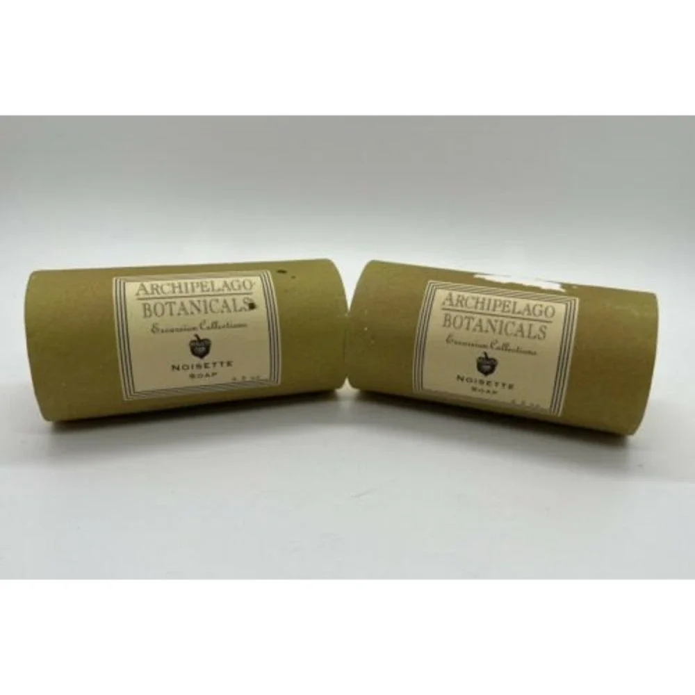 Pair Archipelago‎ Botanicals French Milled Soaps - Made in USA - Discontinued